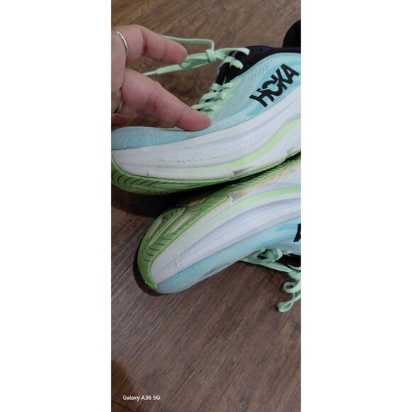 Size 9.5D - Hoka One One HOKA Bondi 9 Luna Moth Blue Spark men\'s Sneakers main image 5